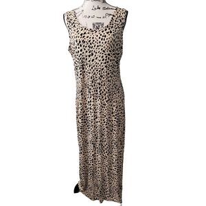 Leopard Print Maxi Dress